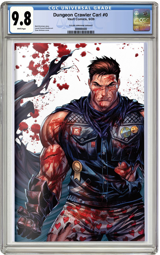PREORDER: CGC 9.8 Dungeon Crawler Carl #0 Second Print Virgin Tyler Kirkham NYCC EXCLUSIVE VARIANT LTD 500