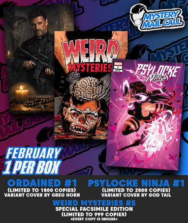 Current Mystery Mail Call - Worldwide Shipping Now Available!