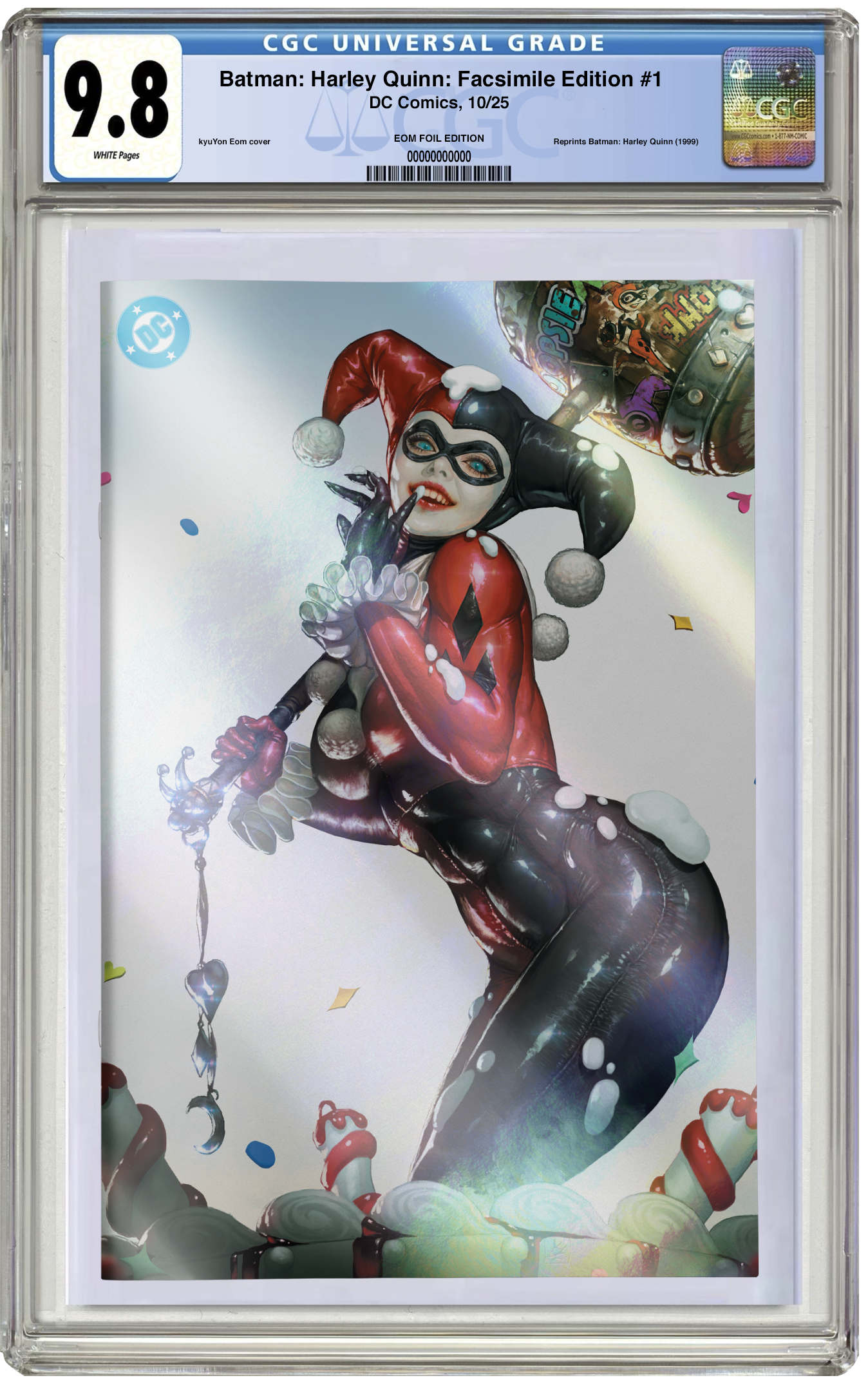 PREORDER: CGC 9.8 Batman/Harley Quinn #1 Kyuyong Eom Foil Virgin Variant