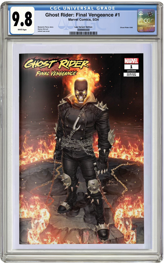 CGC 9.8 Ghost Rider: Final Vengeance #1 InHyuk Lee Trade Dress Variant