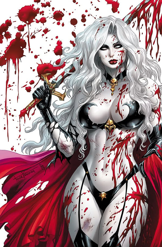 Lady Death: Malevolent Decimation #1 Virgin Tyler Kirkham NYCC EXCLUSIVE LTD 350