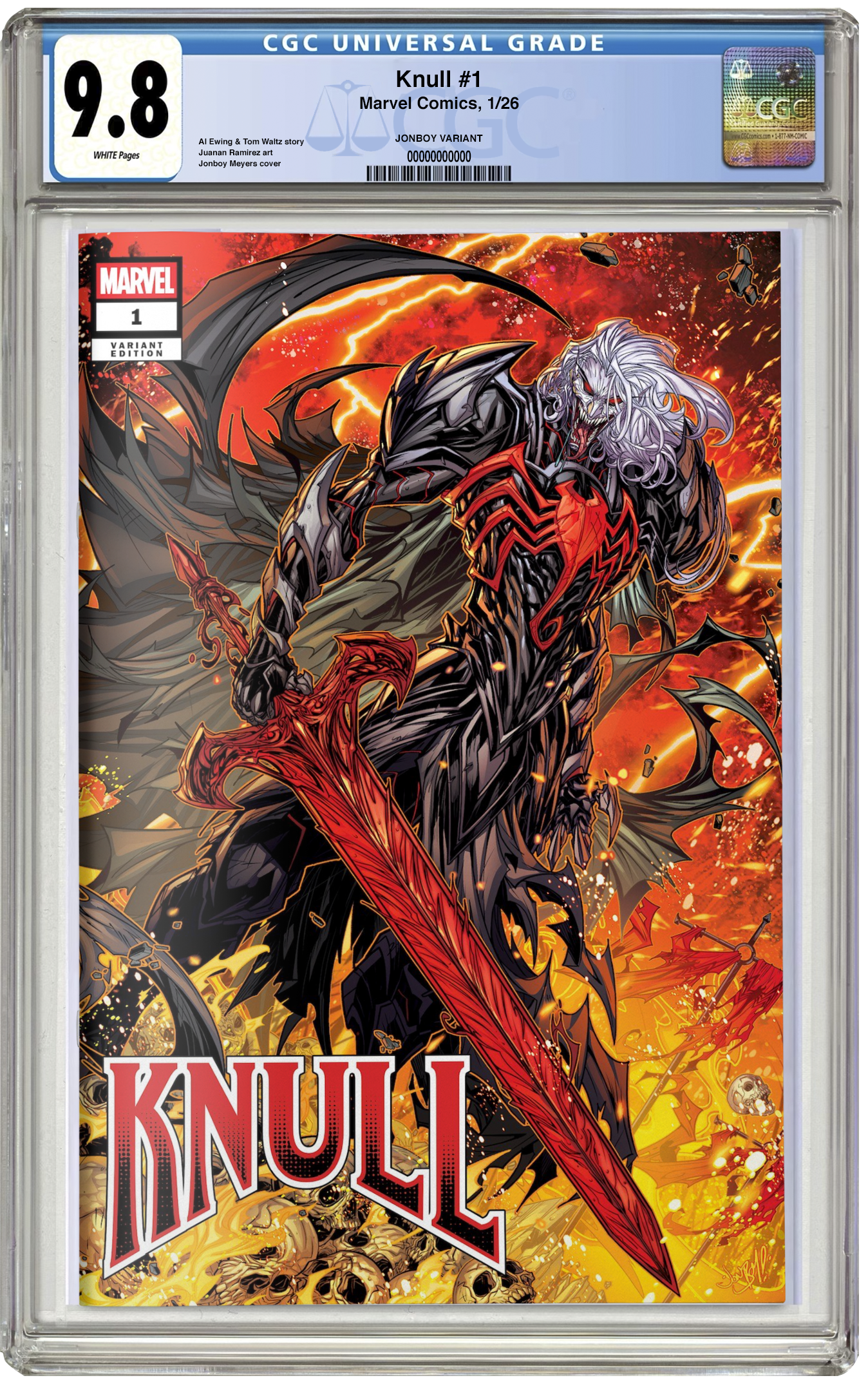 CGC 9.8 Knull #1 Jonboy Meyers Trade Variant