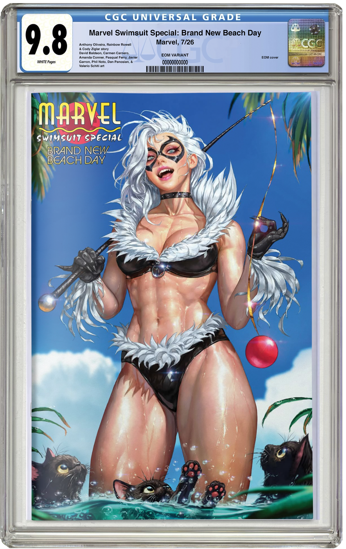 PREORDER: CGC 9.8 Marvel Swimsuit Special Brand New Beach Day #1 KyuYong Eom Trade Dress Variant