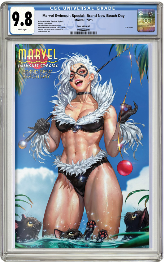 PREORDER: CGC 9.8 Marvel Swimsuit Special Brand New Beach Day #1 KyuYong Eom Trade Dress Variant