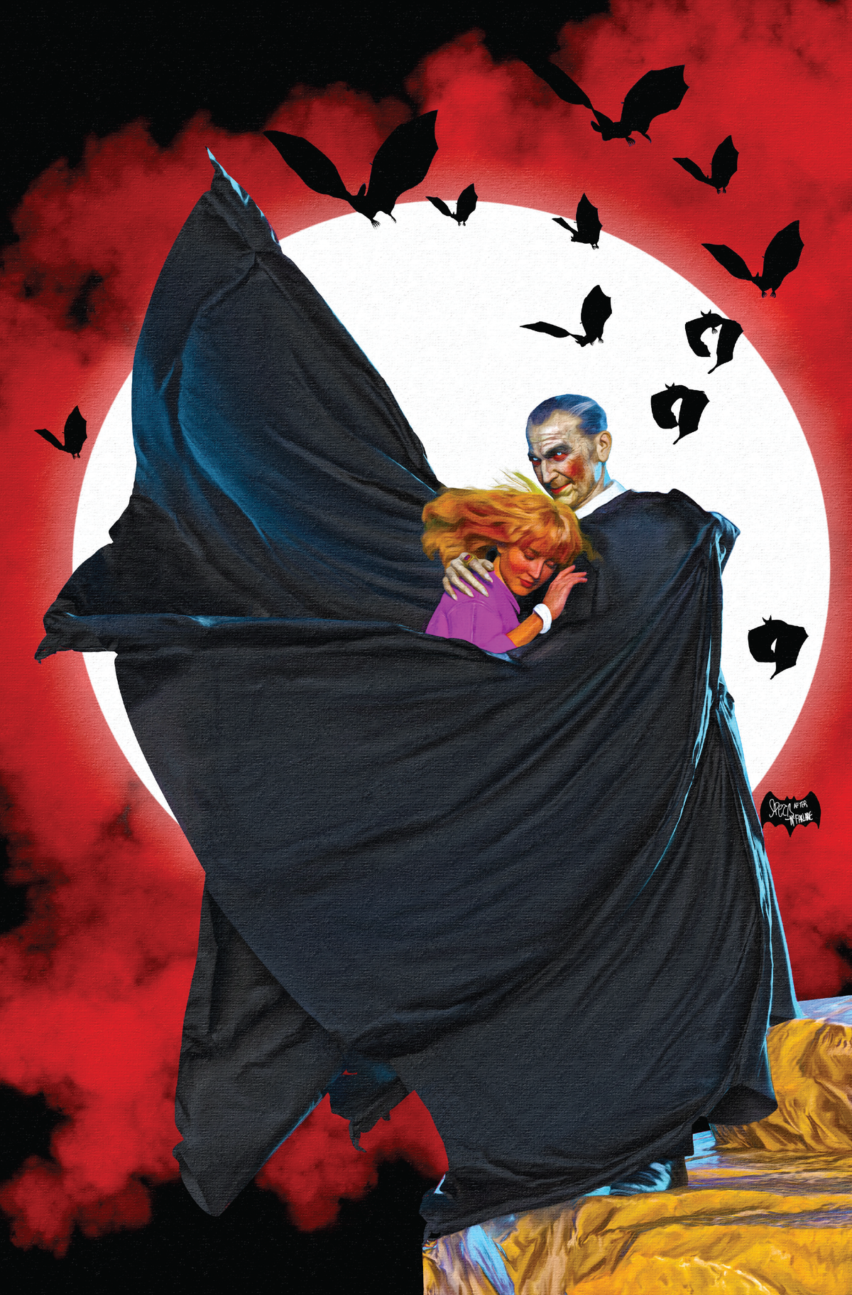 Mark Spears Monsters #1 7th Printing Batman #423 Homage Red Virgin NYCC EXCLUSIVE VARIANT LTD 300