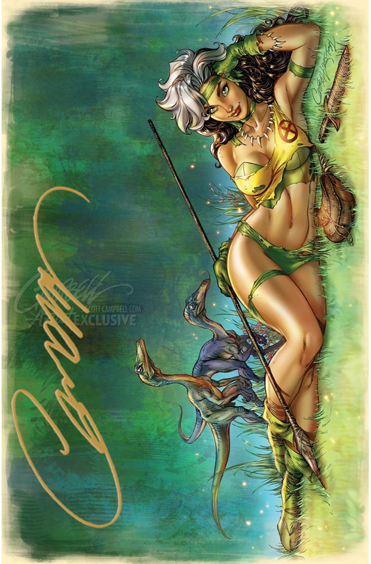 Rogue: The Savage Land #5 JSC Artist EXCLUSIVE SIGNED "Pinup"