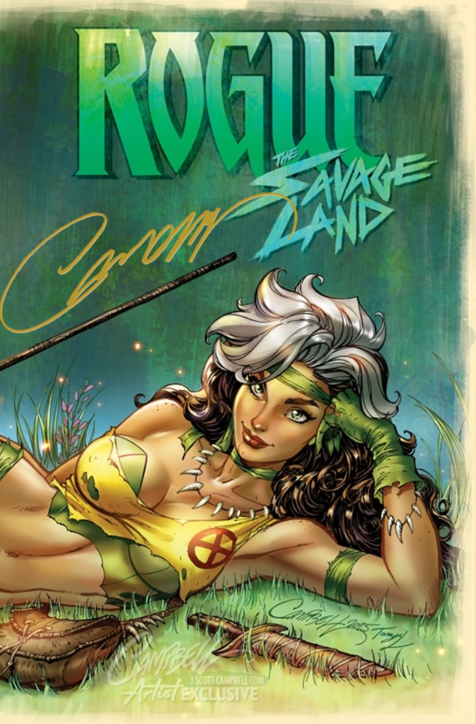Rogue: The Savage Land #5 JSC Artist EXCLUSIVE SIGNED "Wraparound"