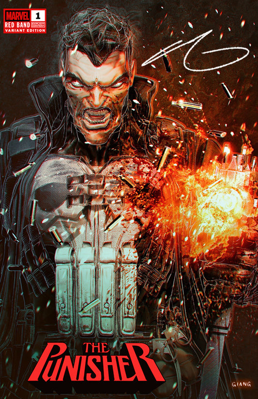 PREORDER: Punisher: Red Band #1 SIGNED John Giang Trade Dress Variant