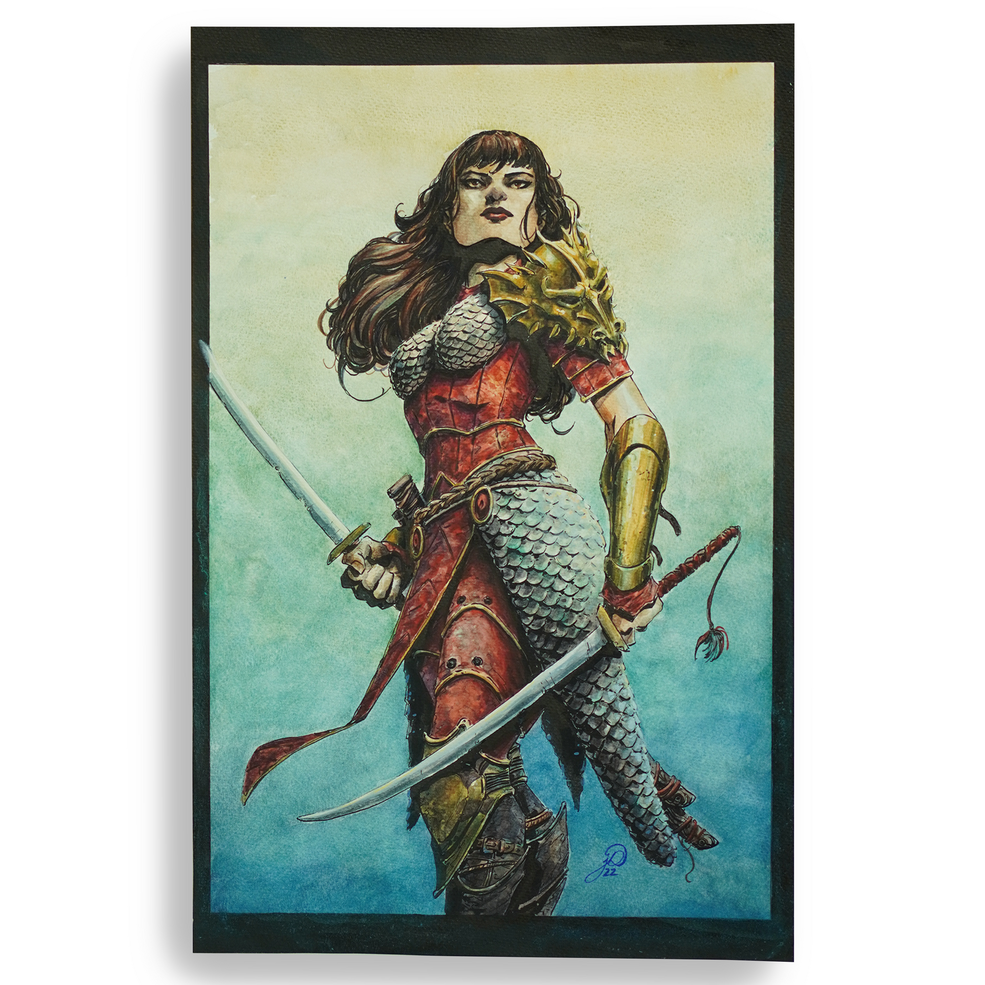 Samurai Sonja #- Johnny Desjardins Original Art Comic Art