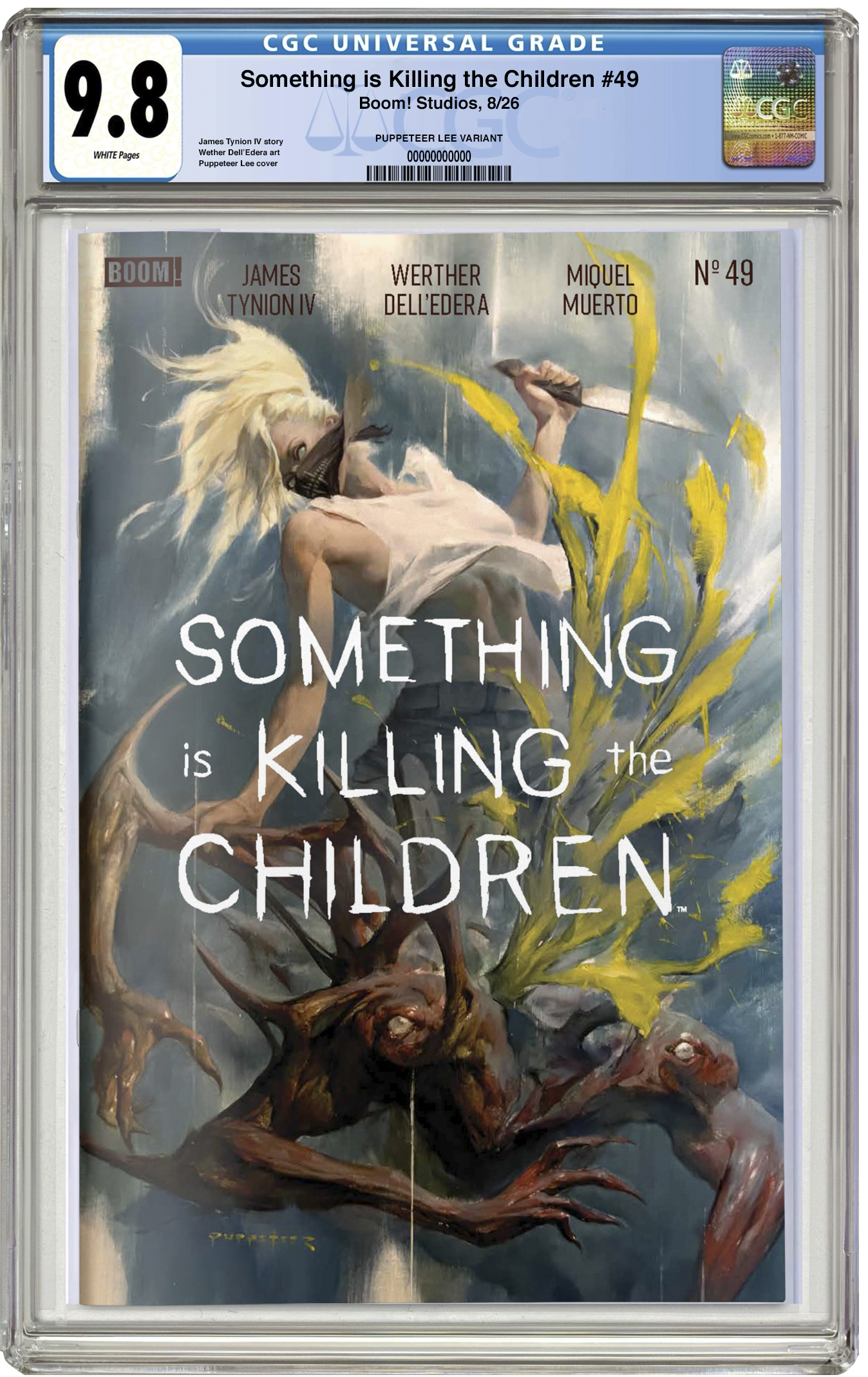 PREORDER: CGC 9.8 Something is Killing the Children #49 Puppeteer Lee Trade Variant
