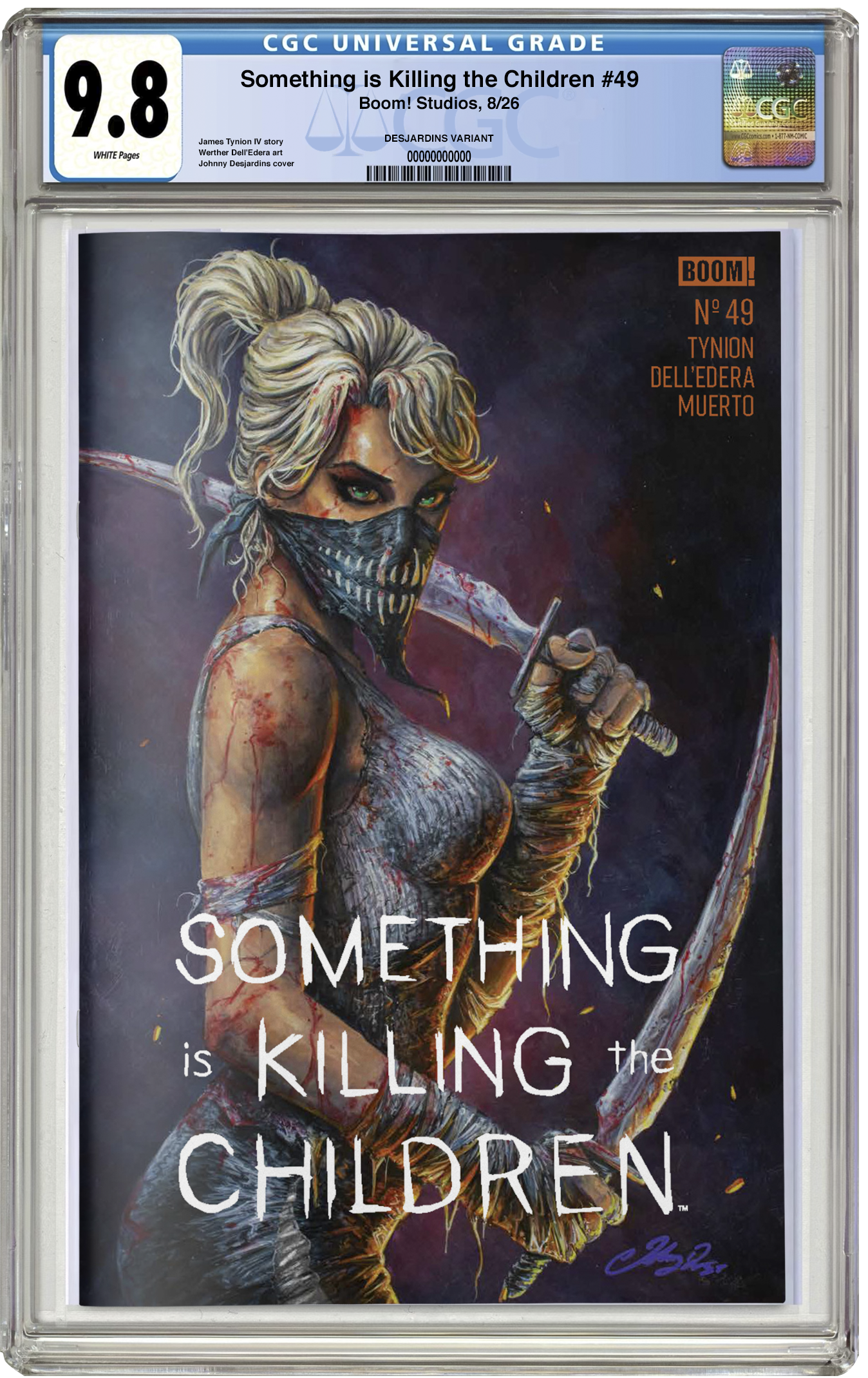 PREORDER: CGC 9.8 Something is Killing the Children #49 Johnny Desjardins Trade Variant