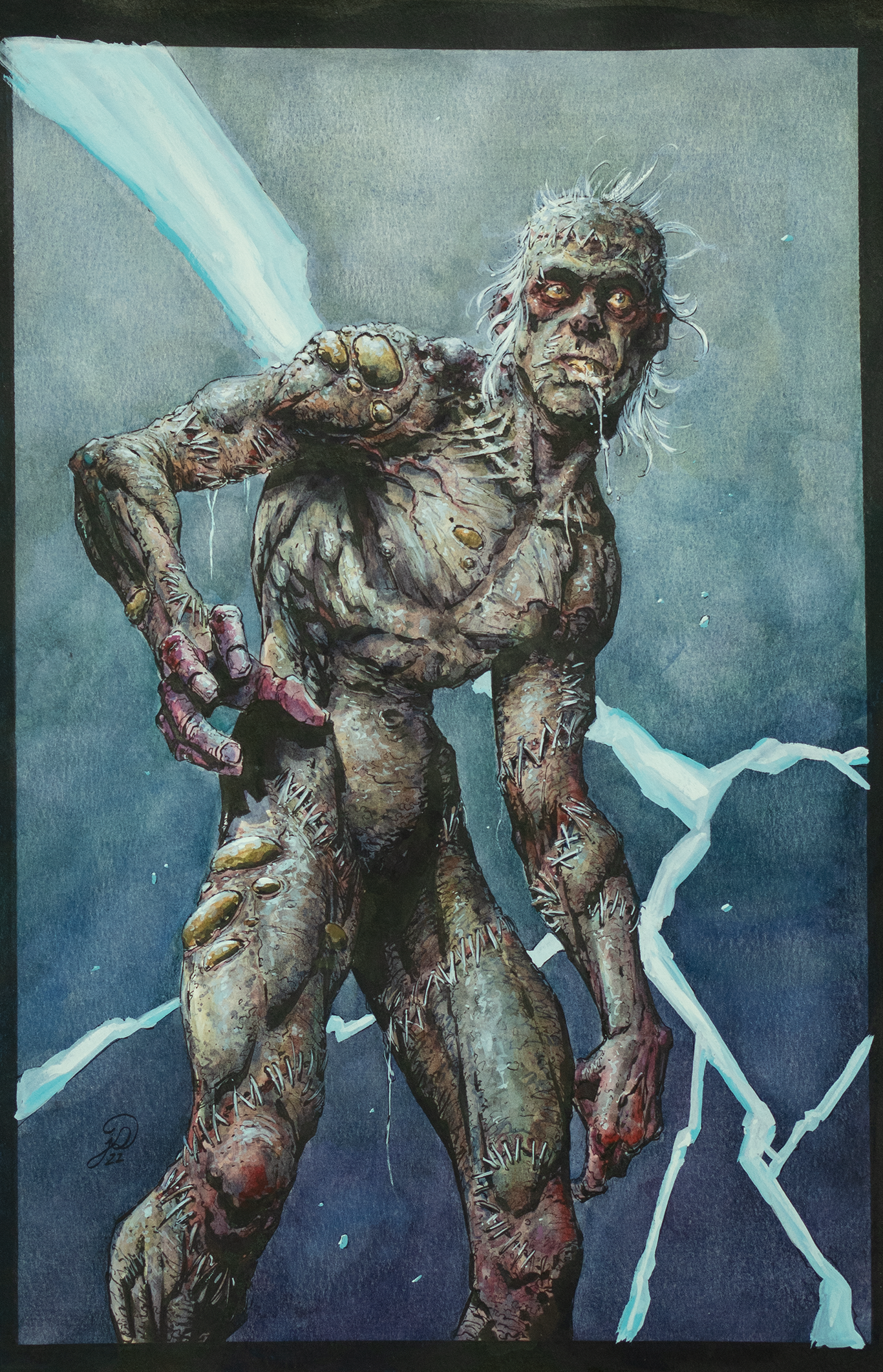 Stuff Of Nightmares #1 (R.L. Stine) Johnny Desjardins Original Art Comic Art