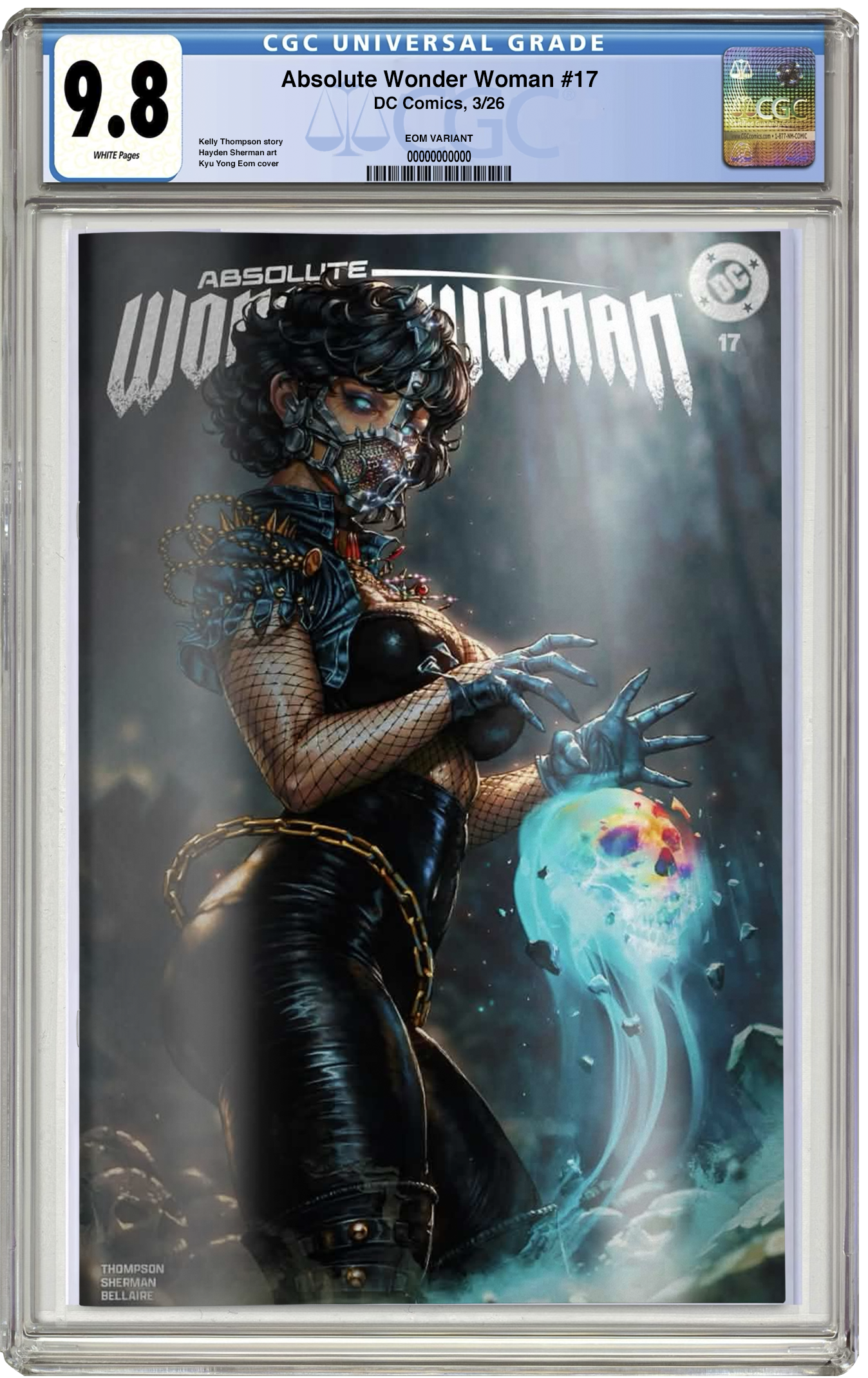 CGC 9.8 Absolute Wonder Woman #17 Kyuyong Eom Megacon 2026 Exclusive FOIL Trade Dress Variant
