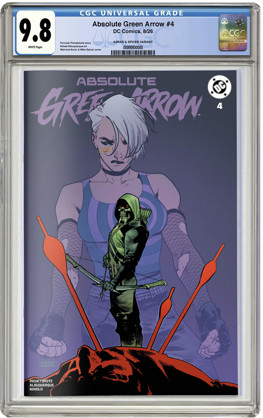 PREORDER: CGC 9.8 Absolute Green Arrow #4 Mahmud Asrar Trade Variant