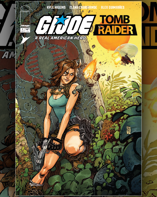 G.I. Joe: A Real American Hero / Tomb Raider #1 Trade Jorge Corona NYCC EXCLUSIVE VARIANT LTD 750